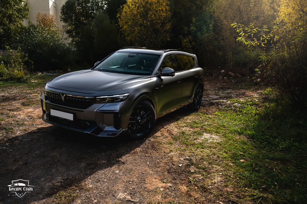 Voyah Free в сером матовом цвете